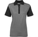 Ladies Crossfire Melange Golf Shirt-L-Grey-GY