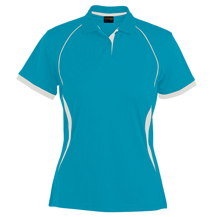 Ladies Derby Golfer Sapphire/White / SML / Regular - Golf Shirts