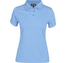Ladies Distinct Golf Shirt-2XL-Sky Blue-SB
