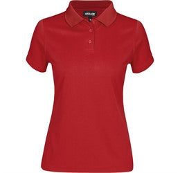 Ladies Distinct Golf Shirt-2XL-Red-R