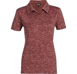 Ladies Echo Golf Shirt-2XL-Red-R