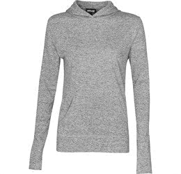 Ladies Fitness Lightweight Hooded Sweater-2XL-Grey-GY