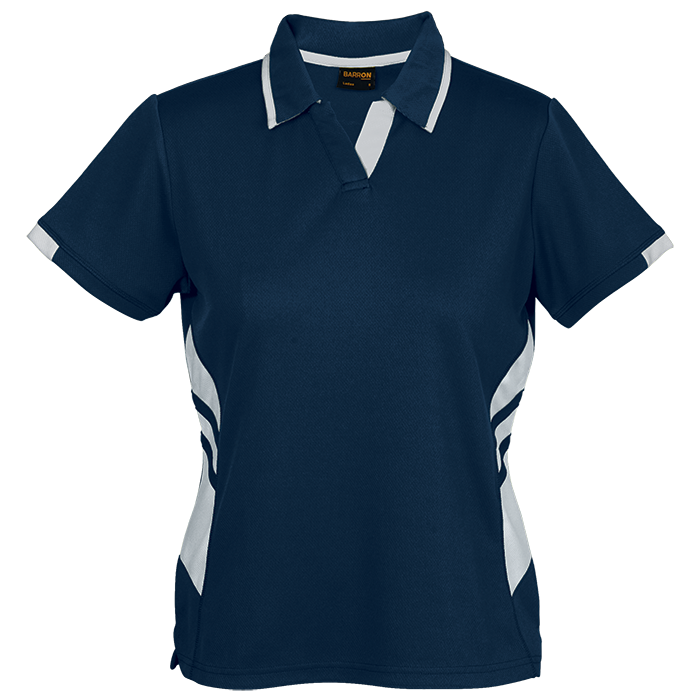 Ladies Focus Golfer Navy/White / XS / Regular - Golf Shirts