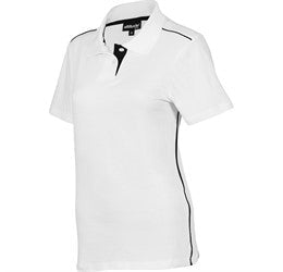 Ladies Galway Golf Shirt-L-White-W