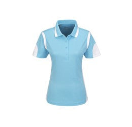 Ladies Genesis Golf Shirt - Yellow Only-L-Aqua-AQ