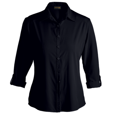 Ladies Geneva Blouse  Black / SML / Regular - 