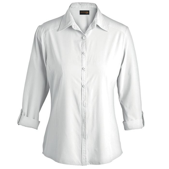 Ladies Geneva Blouse White / SML / Regular - Shirts-Corporate