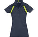 Ladies Jebel Golf Shirt - Red Only-L-Navy With Lime-NL