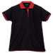 Ladies Leisure Golfer Black/Red / XS / Last Buy - Golf Shirts