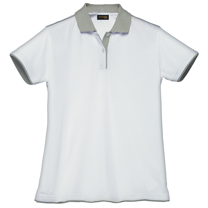 Ladies Leisure Golfer White/Grey / XS / Last Buy - Golf Shirts