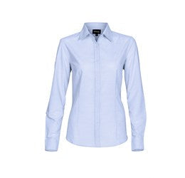 Ladies Long Sleeve Earl Shirt - Sky Blue Only-2XL-Sky Blue-SB