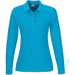 Ladies Long Sleeve Elemental Golf Shirt-2XL-Aqua-AQ