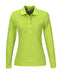 Ladies Long Sleeve Elemental Golf Shirt-2XL-Lime-L