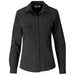 Ladies Long Sleeve Kensington Shirt-2XL-Black-BL