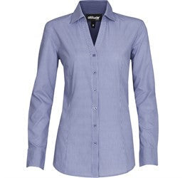 Ladies Long Sleeve Northampton Shirt-L-Royal Blue-RB