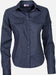 Ladies Long Sleeve Phoenix Shirt - Navy Only-L-Navy-N