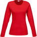 Ladies Long Sleeve Portland T-Shirt - Lime Only-L-Red-R