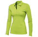 Ladies Long Sleeve Zenith Golf Shirt - White Only-L-Lime-L