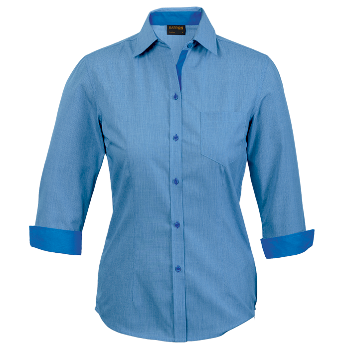 Ladies Madison Blouse Sky / SML / Regular - Shirts-Corporate