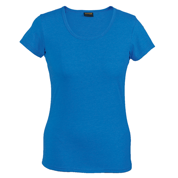 Ladies Melange Crew Neck T-Shirt - T-Shirts