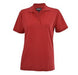 Ladies Melrose Heavyweight Golf Shirt - White Only-L-Red-R