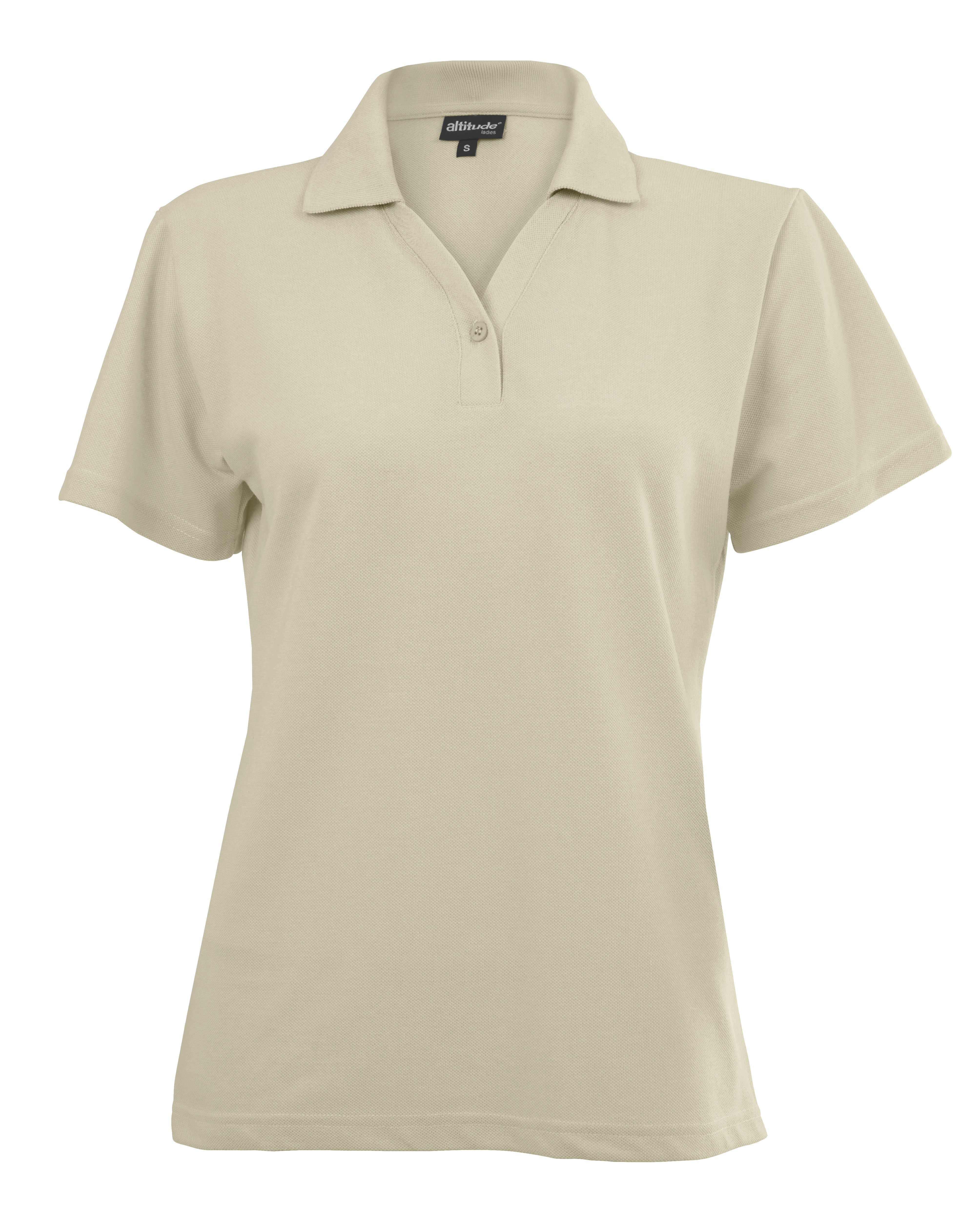 Ladies Melrose Heavyweight Golf Shirt - White Only-