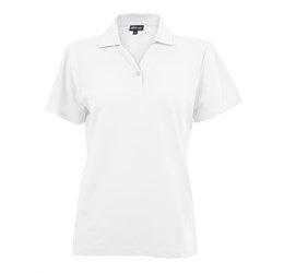 Ladies Melrose Heavyweight Golf Shirt - White Only-L-White-W
