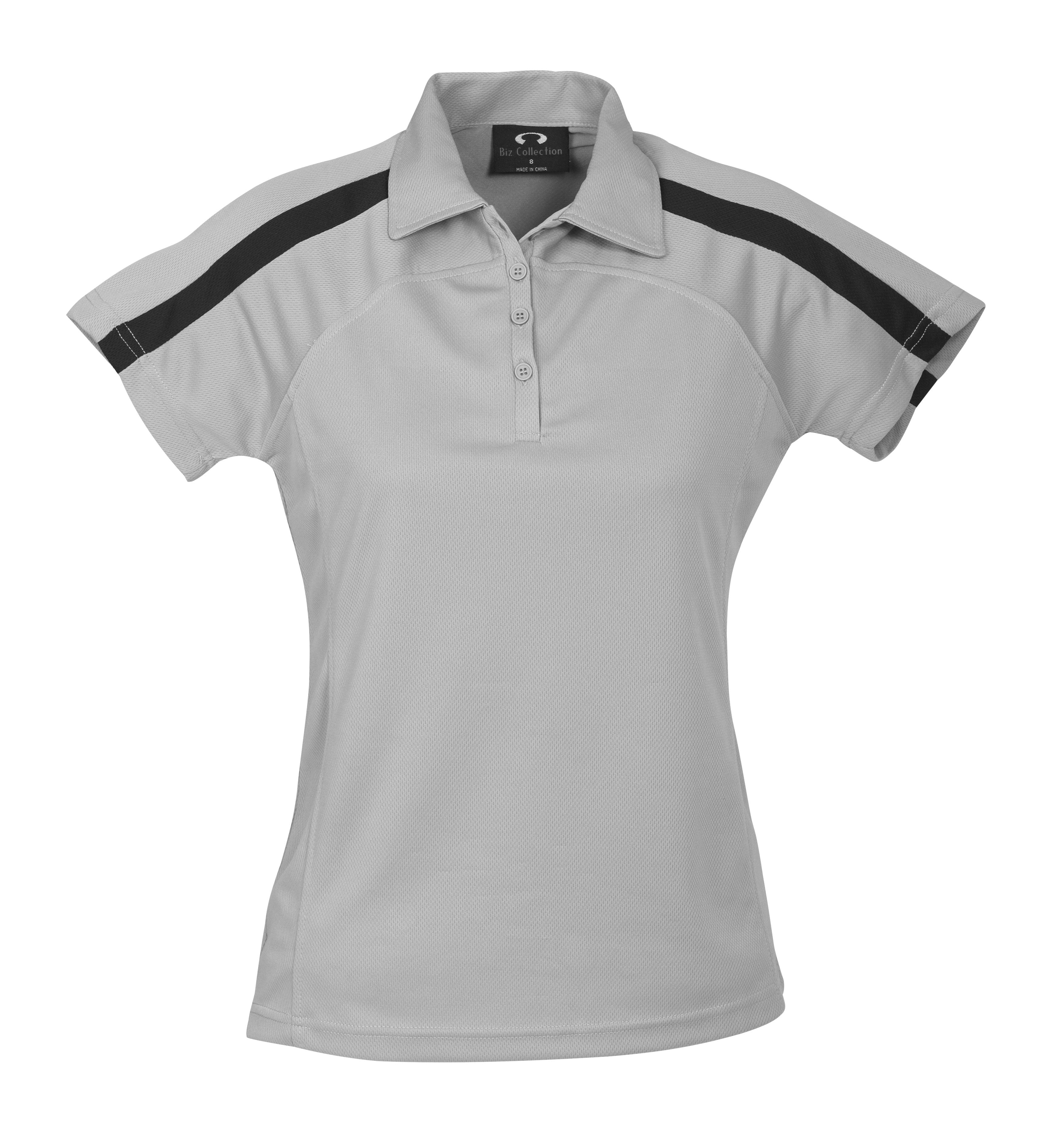 Ladies Monte Carlo Golf Shirt - Grey Only-2XL-Grey-GY