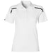 Ladies Nyos Golf Shirt - Black Only-2XL-White-W