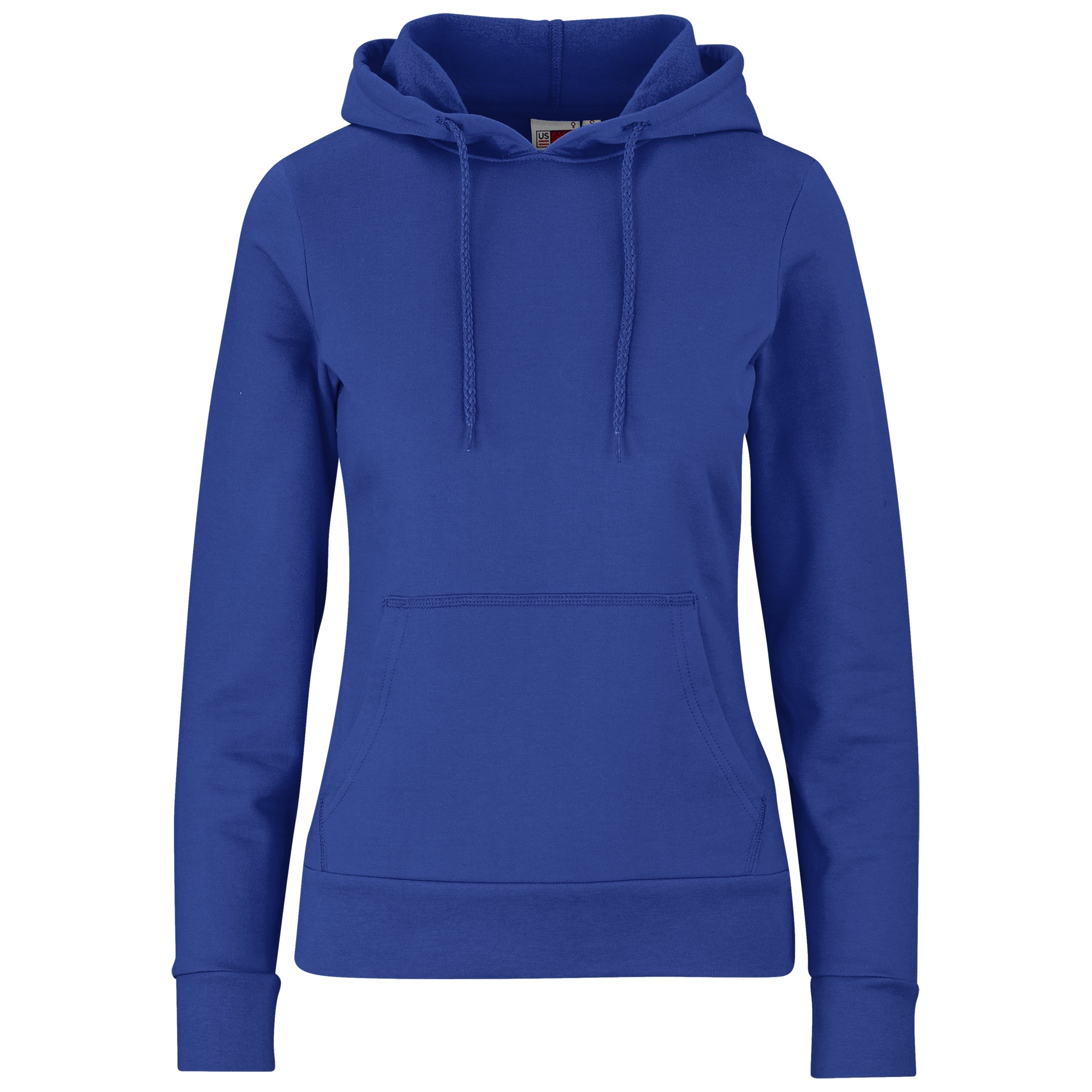 Ladies Omega Hooded Sweater-L-Blue-BU