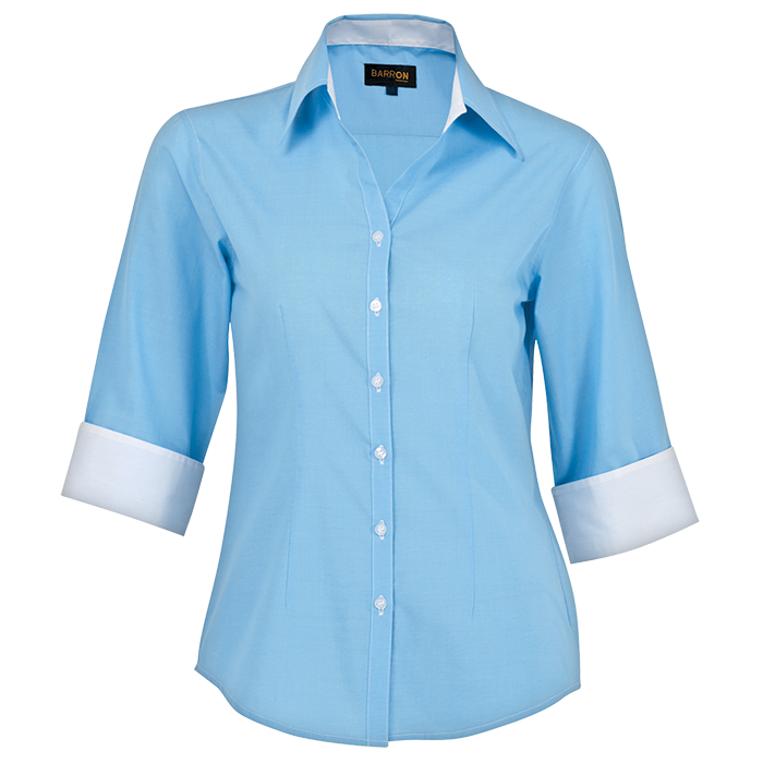 Ladies Onyx Blouse Sky / SML / Last Buy - Shirts-Corporate