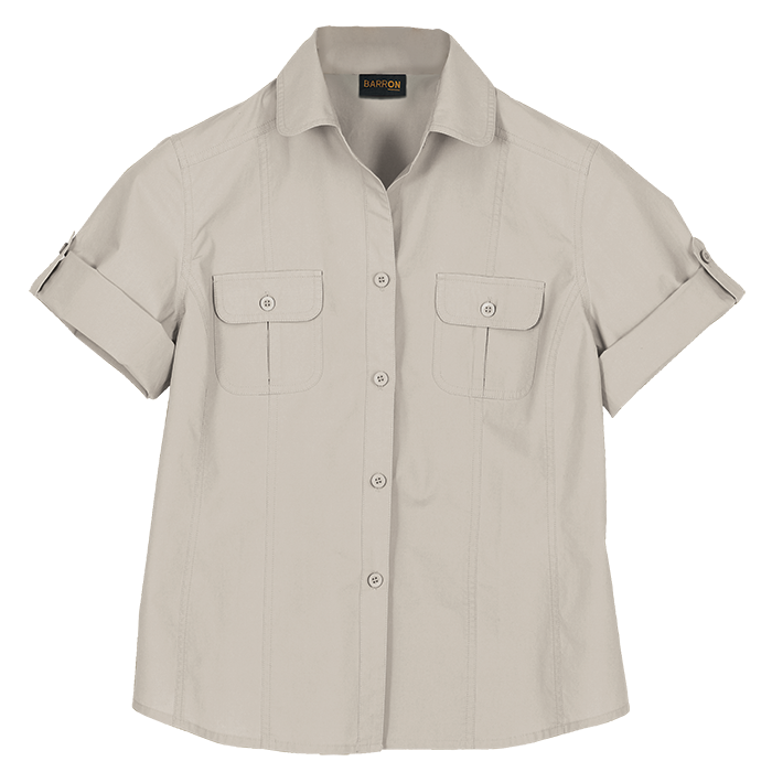 Ladies Outback Blouse Stone / SML / Regular - Shirts-Outdoor