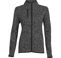 Ladies Paragon Fleece Jacket-L-Charcoal-C