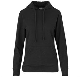 Ladies Physical Hooded Sweater-L-Black-BL