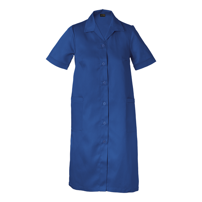 Ladies Poly Cotton House Coat - Service and Beauty