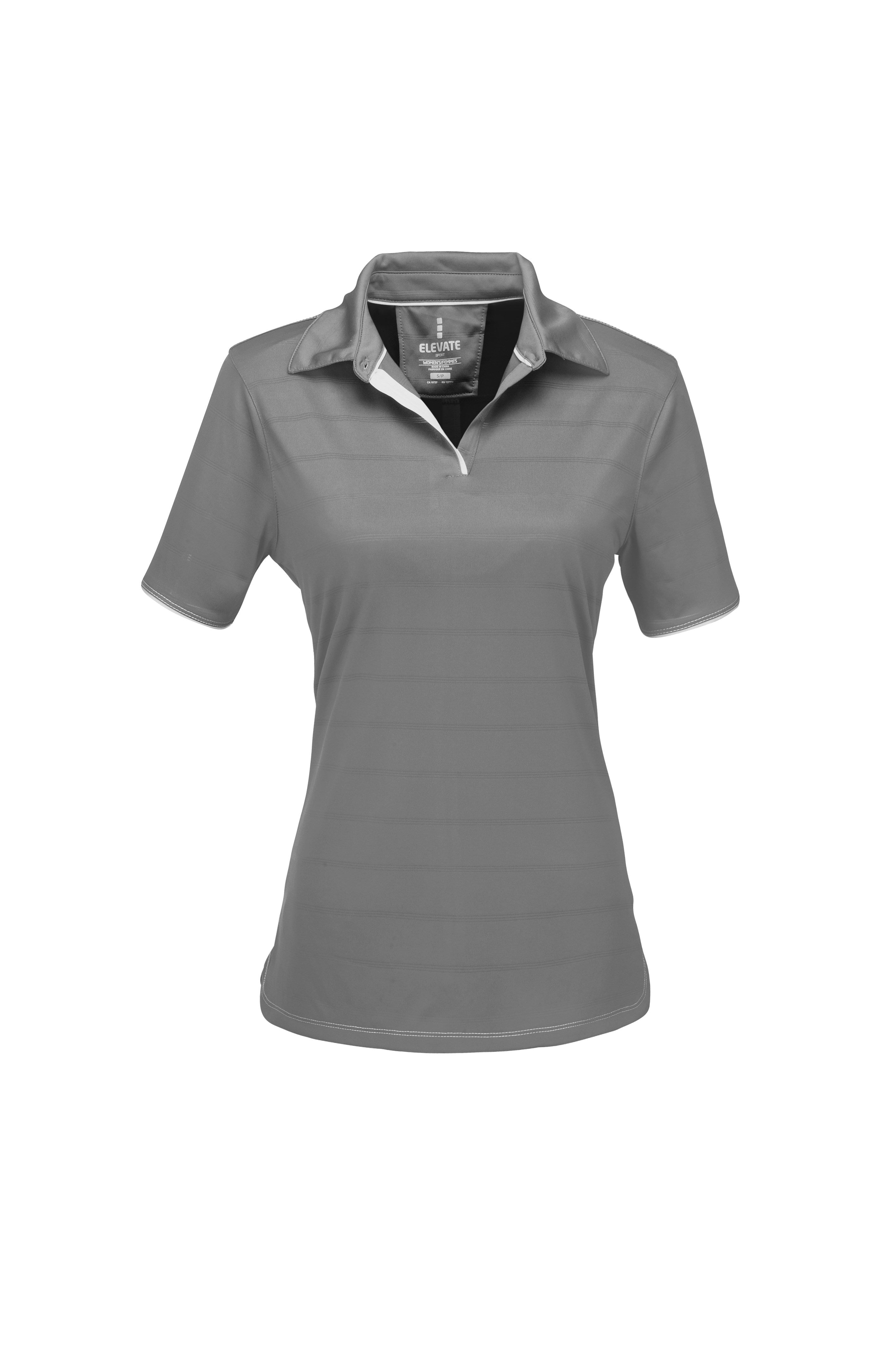 Ladies Prescott Golf Shirt - Black Only-2XL-Grey-GY