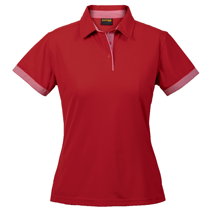 Ladies Pulse Golfer  Red / XS / Regular - Golf Shirts