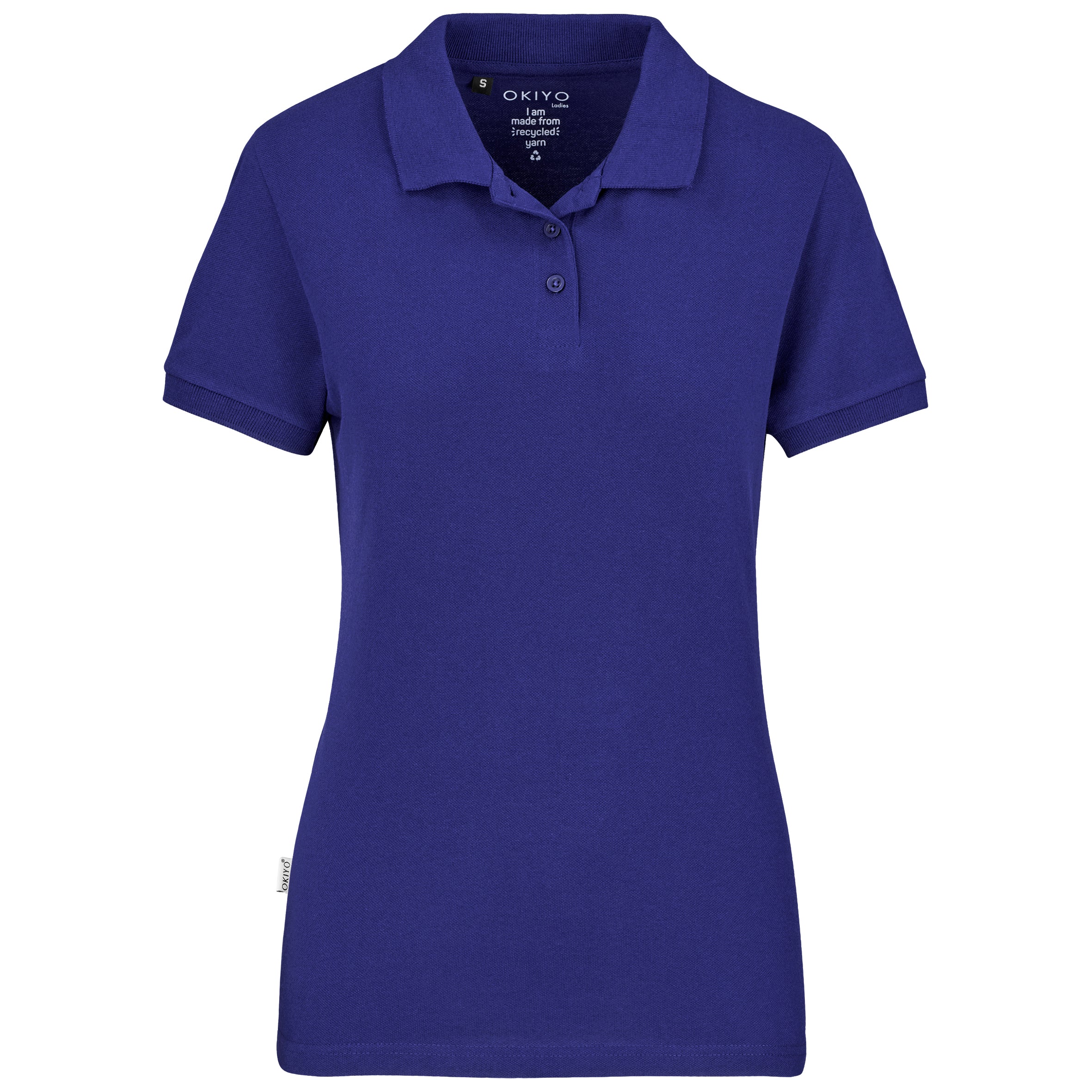 Ladies Recycled Golf Shirt L / Royal Blue / RB