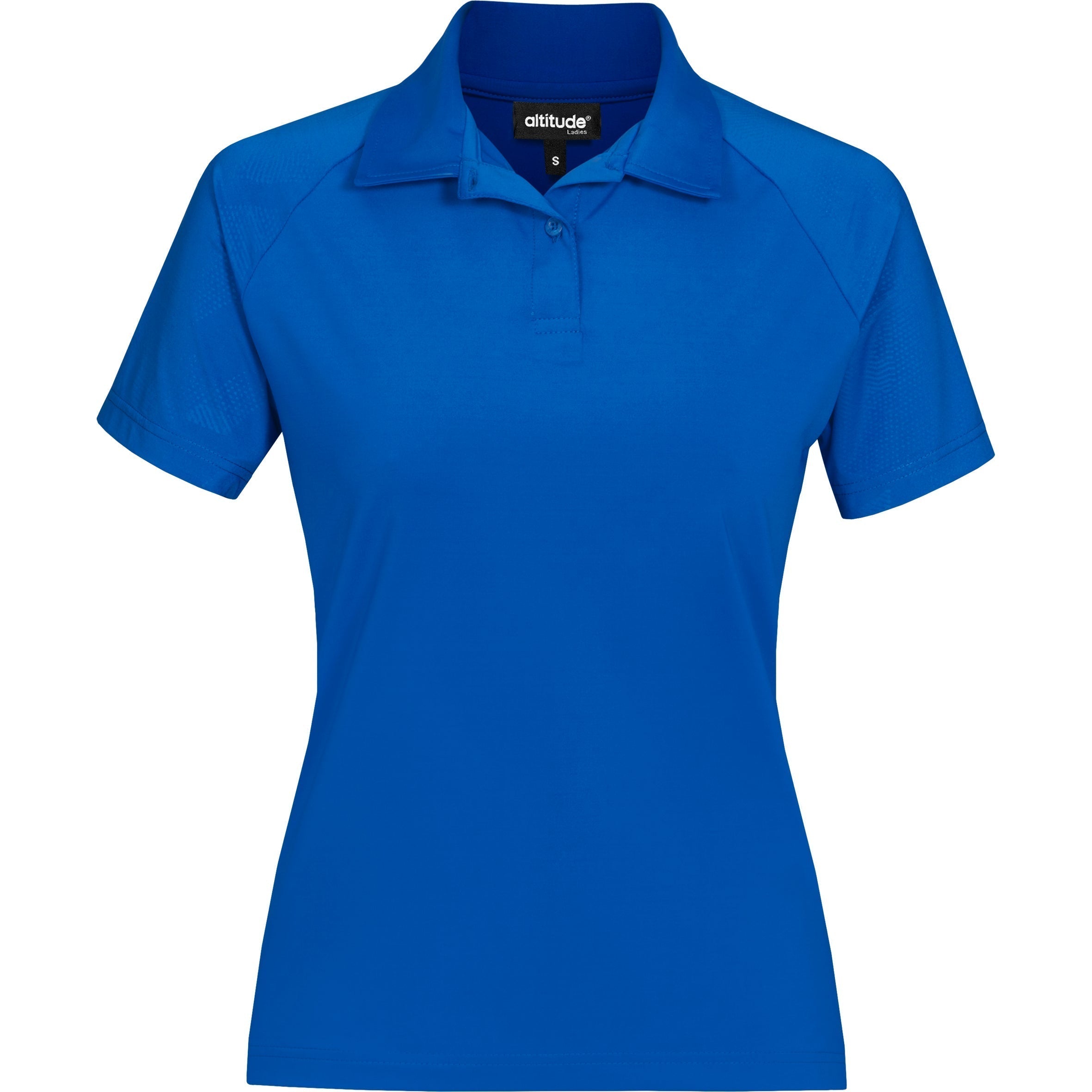 Ladies Santorini Golf Shirt-2XL-Blue-BU