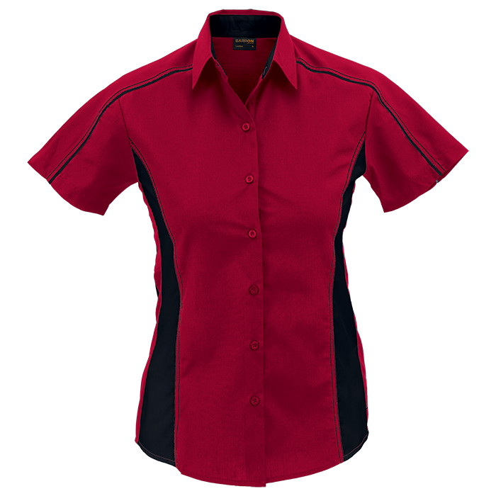 Ladies Seattle Blouse Red/Black / SML / Last Buy - Shirts-Racing