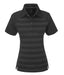 Ladies Shimmer Golf Shirt - Black Only-L-Black-BL