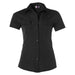 Ladies Short Sleeve Bayport Shirt - Black Only-2XL-Black-BL