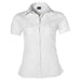 Ladies Short Sleeve Bayport Shirt - Black Only-2XL-White-W