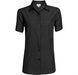 Ladies Short Sleeve Empire Shirt-L-Black-BL