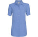 Ladies Short Sleeve Empire Shirt-L-Sky Blue-SB