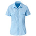 Ladies Short Sleeve Kensington Shirt-L-Light Blue-LB