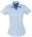 Ladies Short Sleeve Metro Shirt - Black Only-2XL-Light Blue-LB