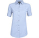 Ladies Short Sleeve Nottingham Shirt-L-Sky Blue-SB