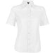 Ladies Short Sleeve Oxford Shirt - White Only-2XL-White-W