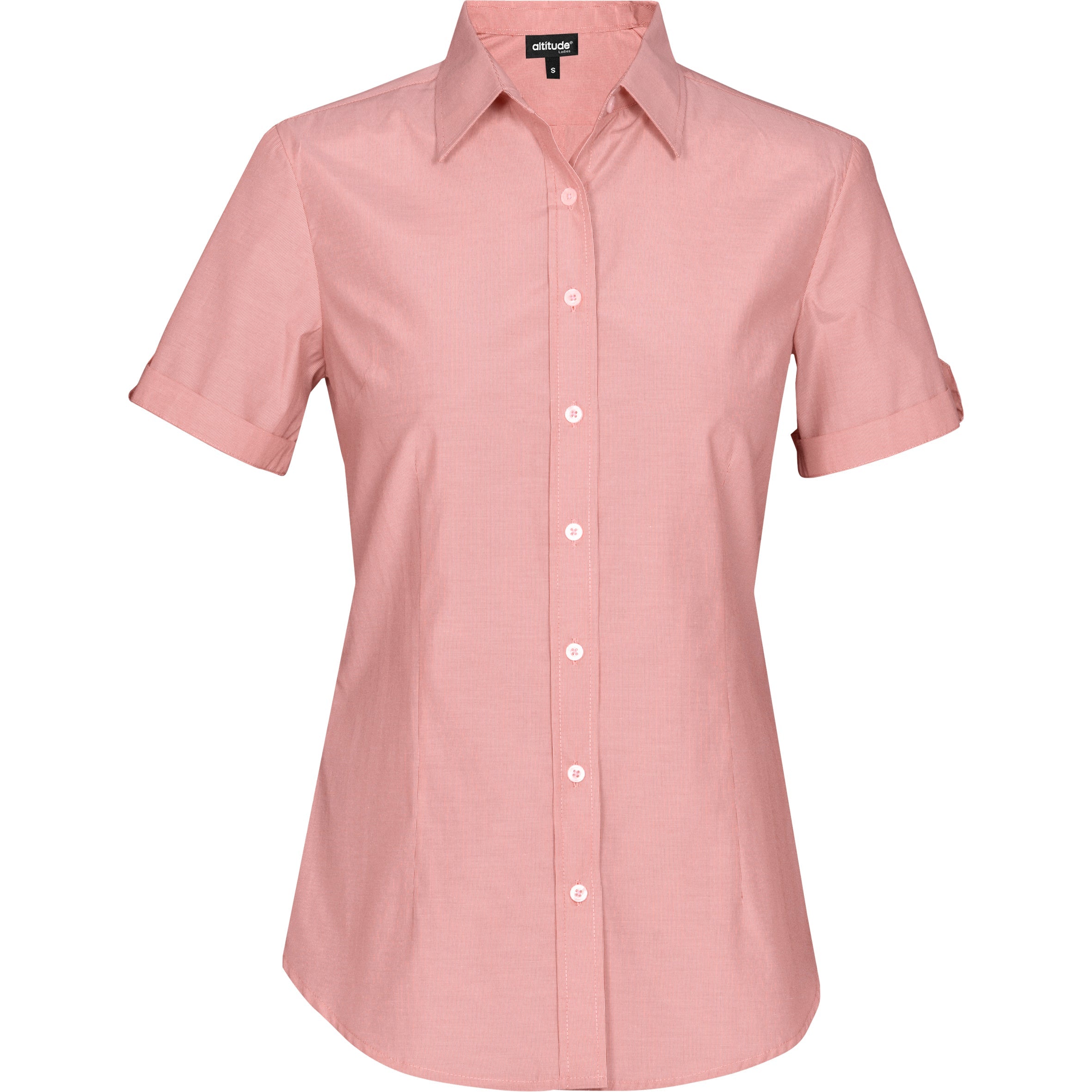 Ladies Short Sleeve Portsmouth Shirt - Red Only-